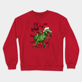 Christmas Rawr Rawr Rawr Crewneck Sweatshirt